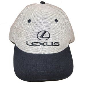 Mens Lexus Baseball Cap Black Grey Snapback Hat Embroidered